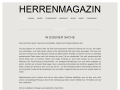 Herrenmagazin Official Website